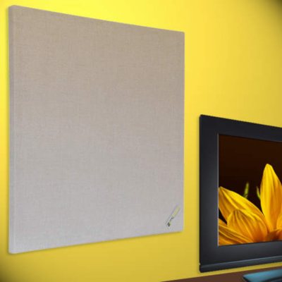 Acoustic Panels - 24" x 24" - 2 pk. - Sandstone