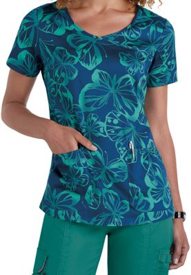 cheap print scrub tops