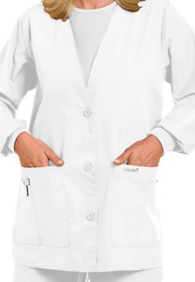 Landau Ego print empire waist scrub top Scrubs & Beyond