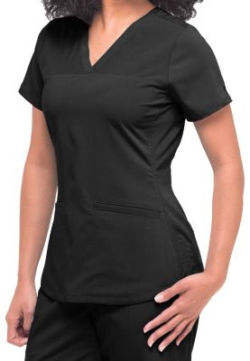 Healing Hands Purple Label Jade Perforated Panel Scrub Tops