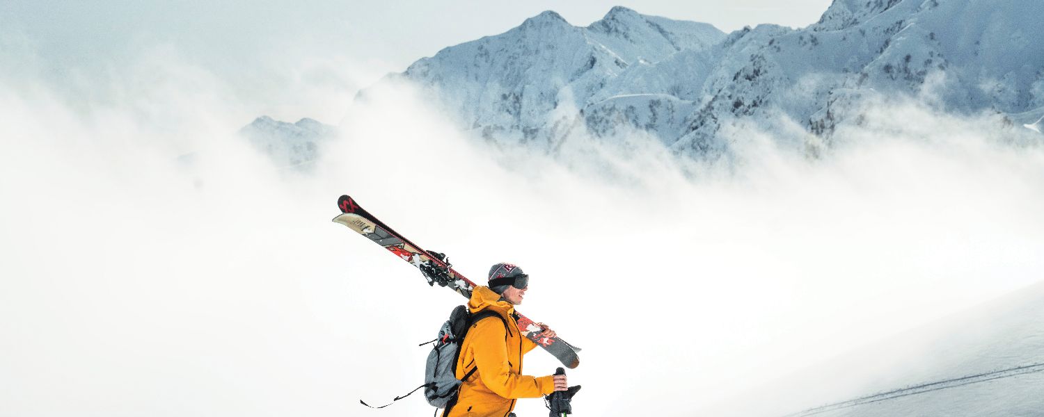 Smith Optics Skyline goggle on Markus Eder