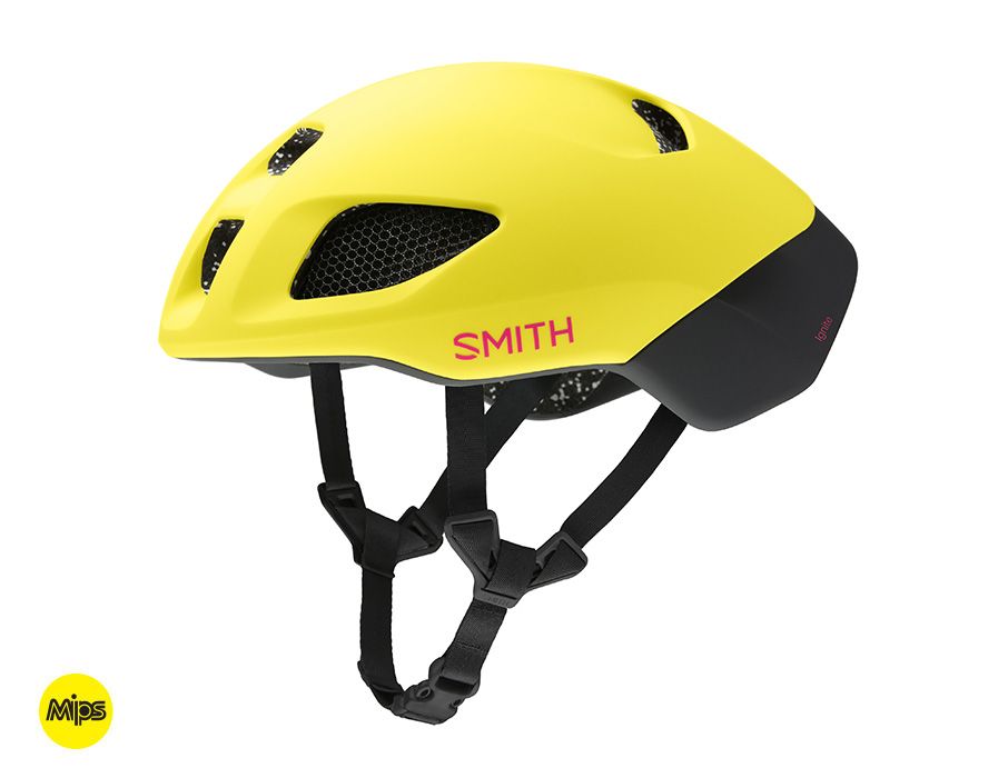 Smith Optics Ignite Road Bike Helmet Matte Citron Peony