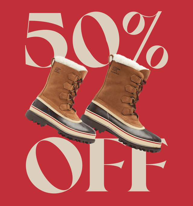 50 percent off today only