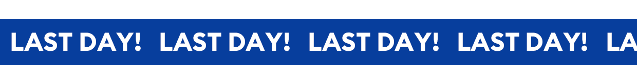 Last chance banner