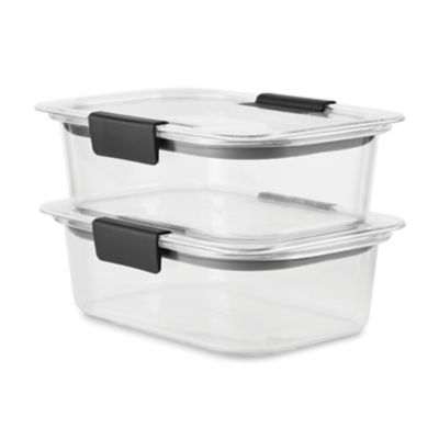 Brilliance™ Glass Food Storage Container, Medium Rectangular Set