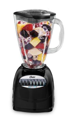 Oster 14-Speed Glass Jar Blender Black – Capital Books and Wellness