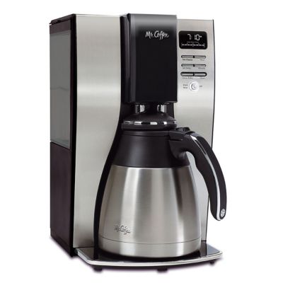 Mr. Coffee® 14 Cup Programmable Coffee Maker, Dark Stainless Steel 