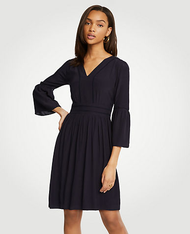 Flare Sleeve Dress