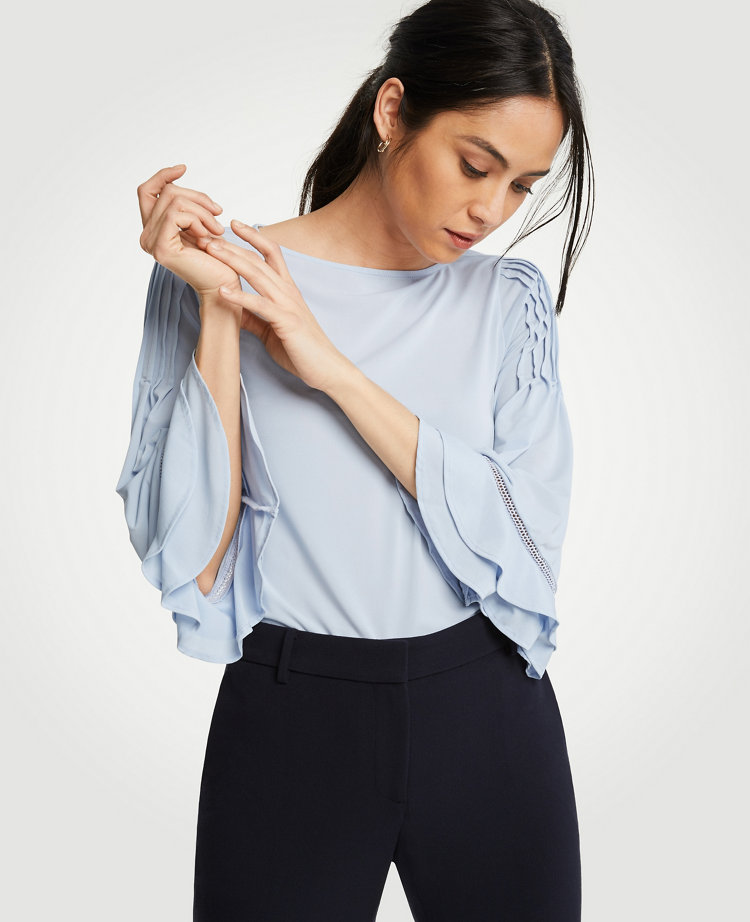 Ruffle Sleeve Top
