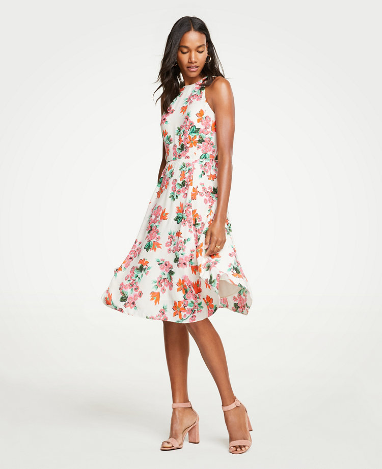 ann taylor white dress