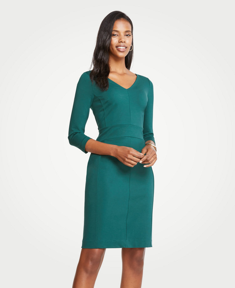 Ann taylor shop ponte dress