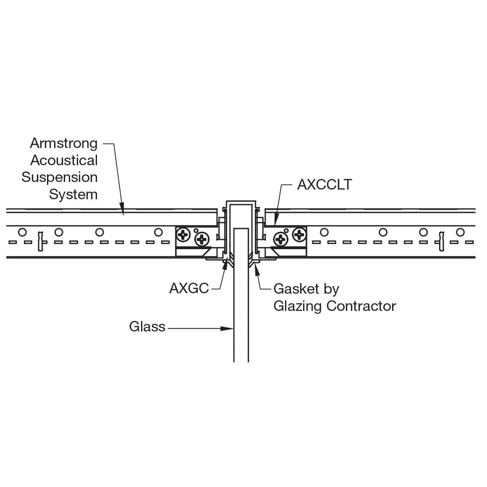 AXIOM Glazing Channel - AXGC | Armstrong Ceiling Solutions – Commercial