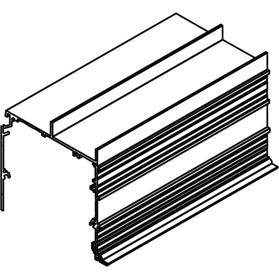 AXIOM Building Perimeter Pockets for Lutron Shades AXP355L
