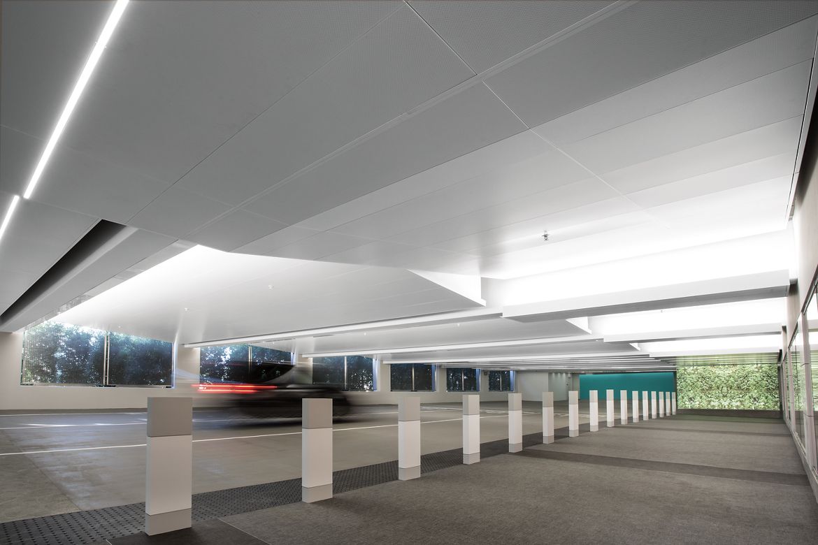 Irvine Spectrum Parking Garage Armstrong Ceiling Solutions Commercial