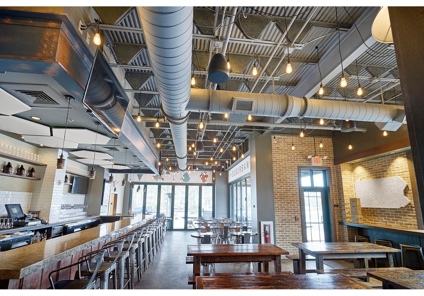 Suburban Beer Garden Armstrong Ceiling Solutions Commercial