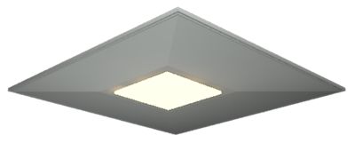 Pinnacle with Large, Square Downlight