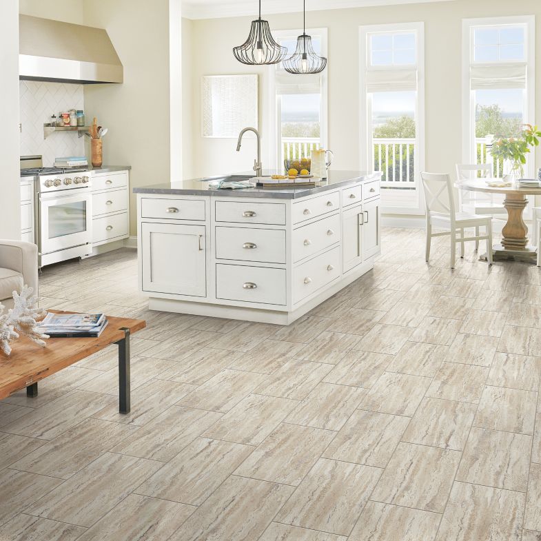 Kalla Travertine Engineered Tile, Alterna By Armstrong Reviews