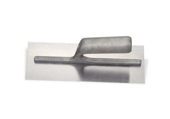 S-891 Armstrong S-891 Notched Steel Trowel - Right or Left Handed Available
