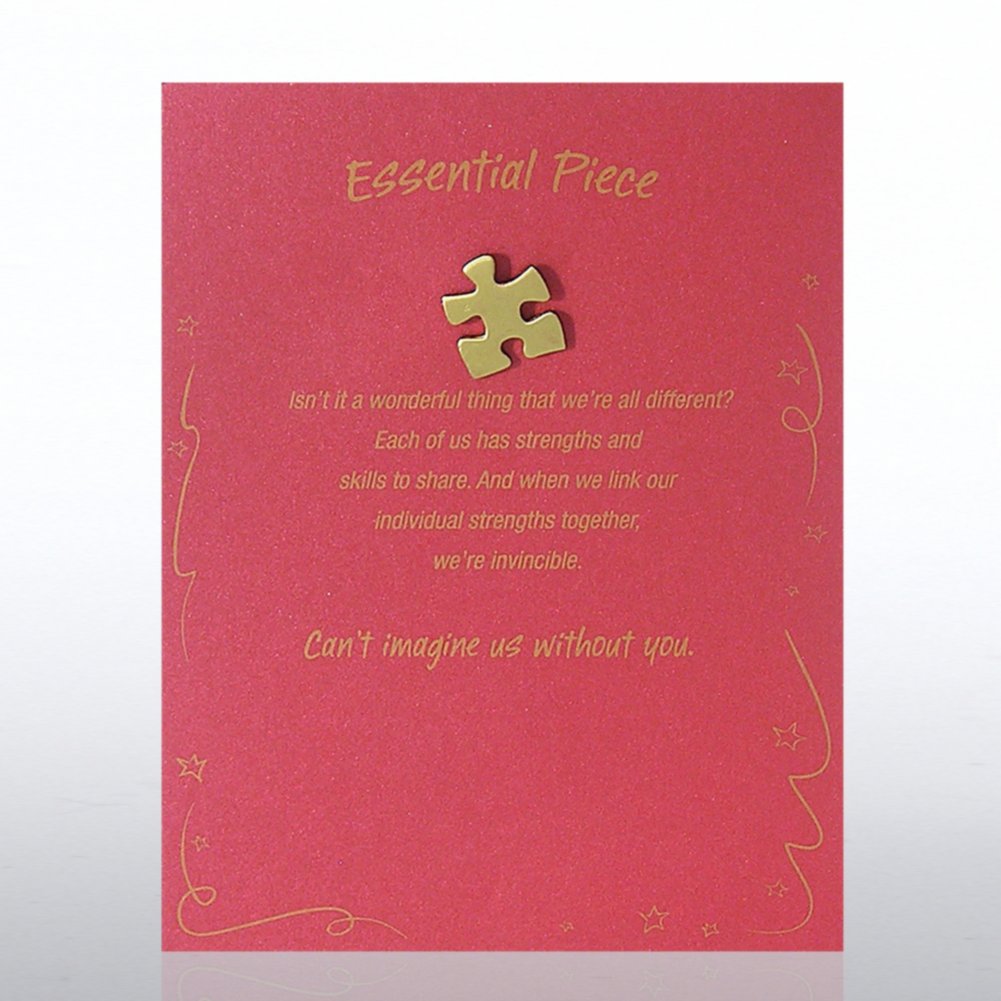 Character Pin - Essential Piece - Red Card at Baudville.com