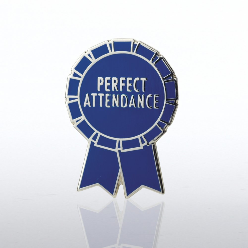 Lapel Pin - Perfect Attendance Ribbon at Baudville.com