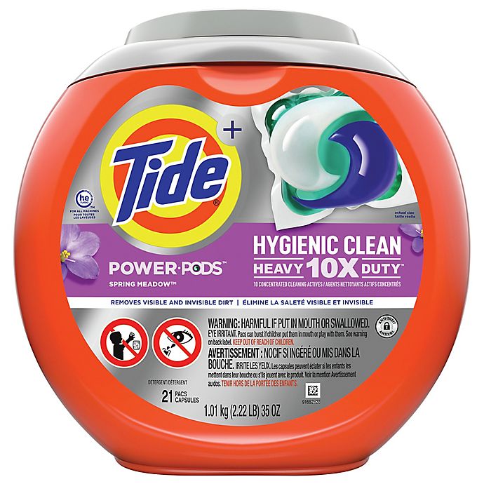 Tide® 21-Count Hygienic Clean Heavy Duty Detergent Power Pods in Spring Meadow