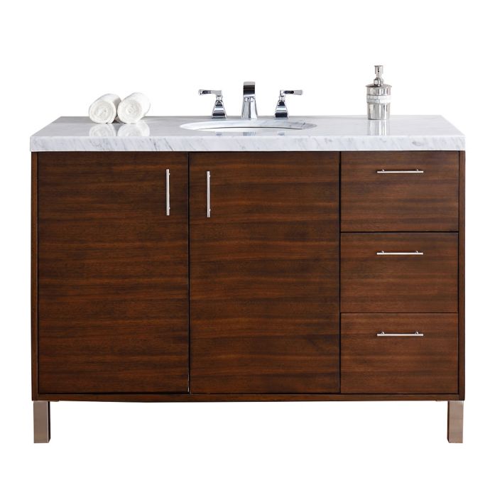 James Martin Furniture Metropolitan 48Inch Single Vanity in Walnut