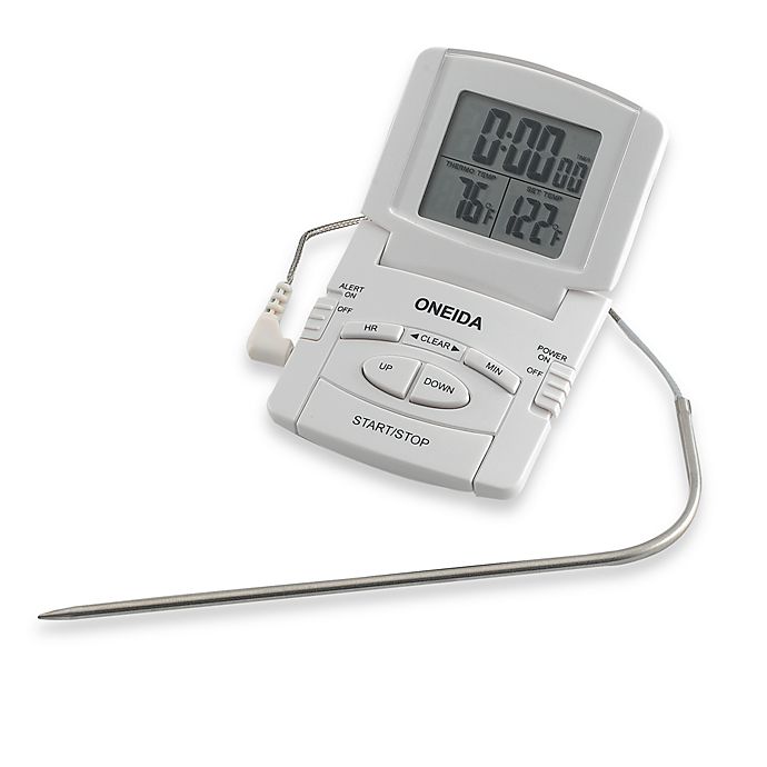Oneida® Digital Probe Cooking Thermometer with Timer