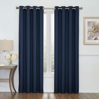 Window Panels - Bed Bath & Beyond - image of Boucle Grommet Top Room Darkening Window Curtain Panel