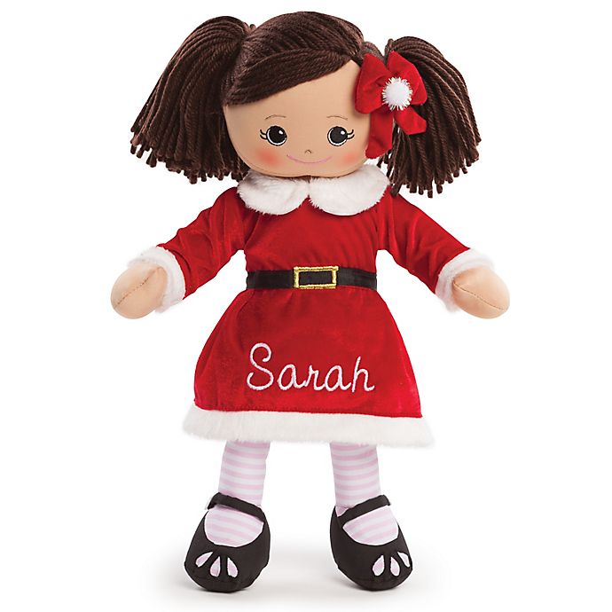 Hispanic Santa Dress Doll in Red