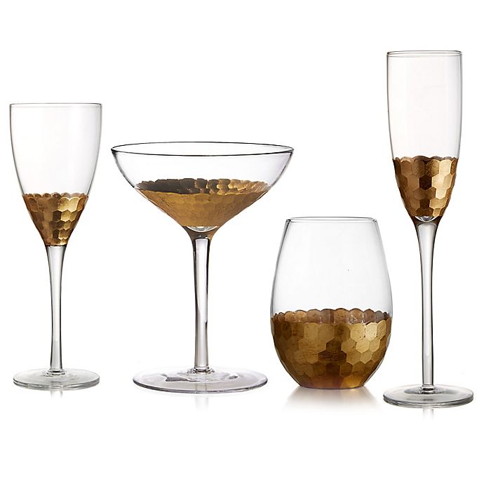 Fitz and Floyd® Daphne Wine & Bar Collection in Gold