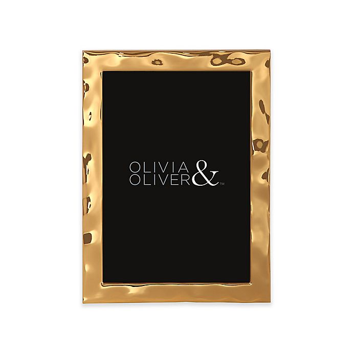 Olivia & Oliver® Harper 5-Inch x 7-Inch Polished Gold Picture Frame