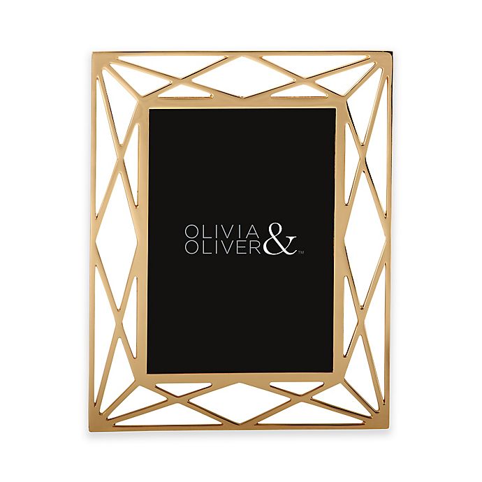 Olivia & Oliver® Mila 5-Inch x 7-Inch Picture Frame in Gold
