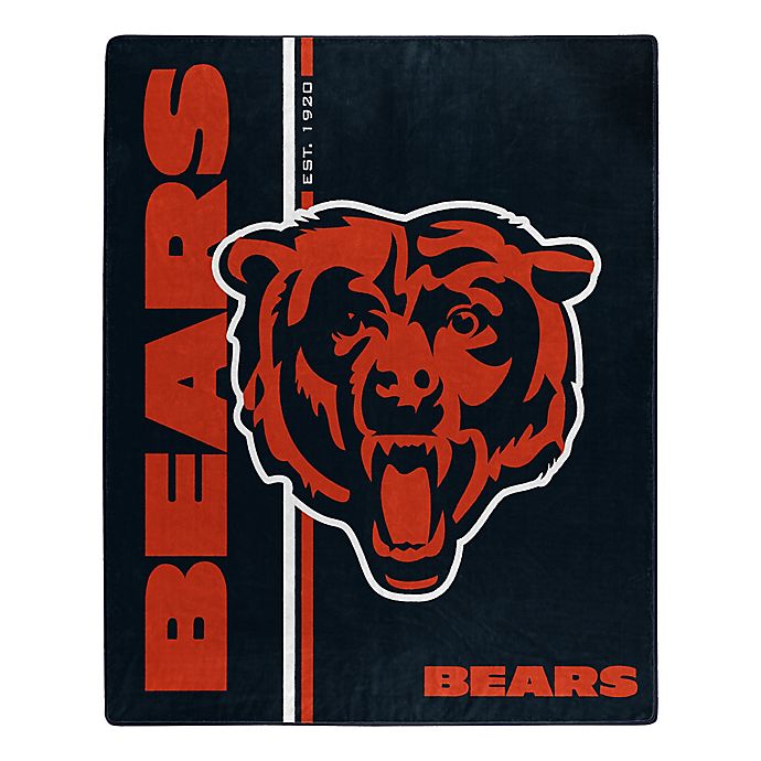 Choose Design Details about   Chicago Bears Plush Raschel Throw/Blanket 