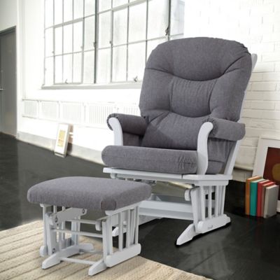 dutailier modern glider multiposition recline and ottoman