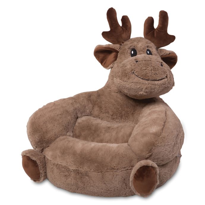 Trend Lab Plush Moose Chair In Brown Buybuy Baby