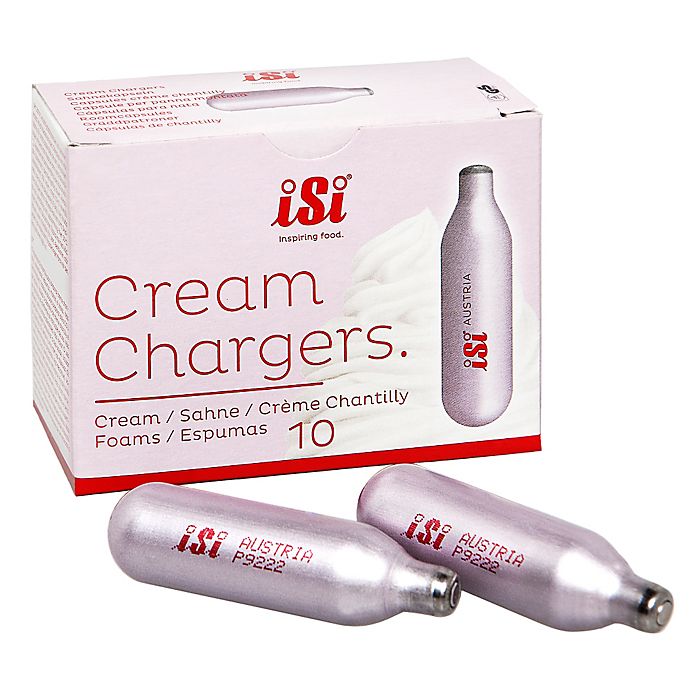 ISICream Chargers Whipped Cream  Cartridges  Canisters Whipper DIspenser 
