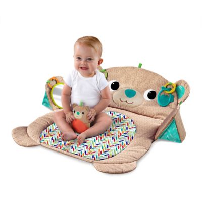 bright starts tummy time prop & play mat