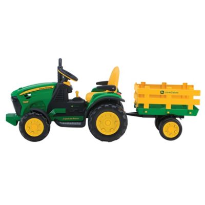 john deere power wheels trailer