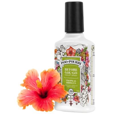 poo pourri tropical hibiscus before you go toilet spra