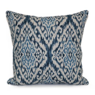 Rhodes Square Throw Pillow in Denim - Bed Bath & Beyond