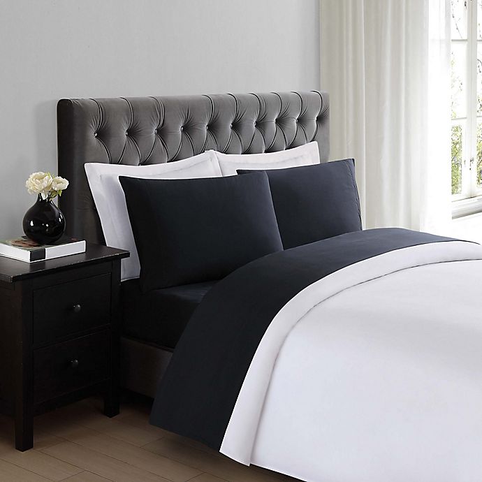 Truly Soft Everyday Queen Sheet Set in Black