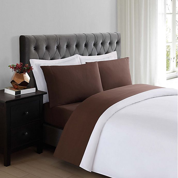 Truly Soft Everyday Twin XL Sheet Set in Brown