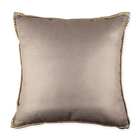Buy Foil Printed Square Throw Pillow in Gold from Bed Bath & Beyond