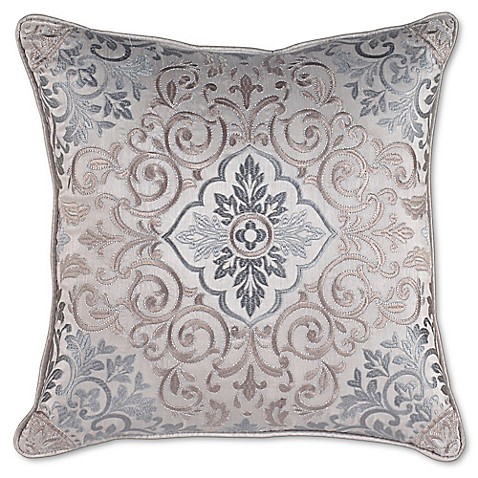 Buy Croscill Gabrijel Fashion Square Throw Pillow in Slate Blue from Bed Bath & Beyond