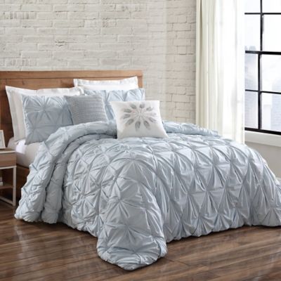 Brooklyn Loom Jackson Pleat Comforter Set - Bed Bath & Beyond