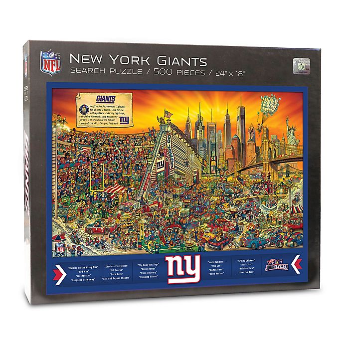 NFL New York Giants 500-Piece Find Joe Journeyman Puzzle