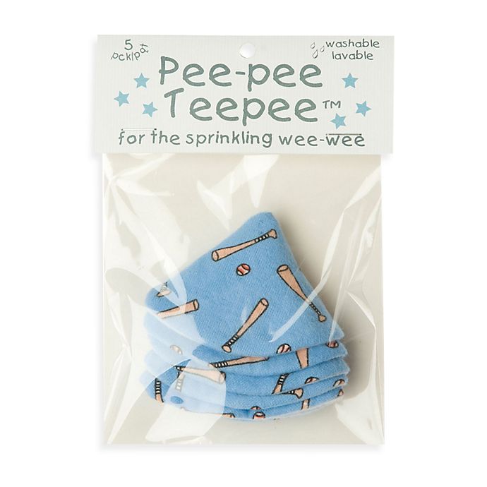 beba bean 5-Pack Pee-Pee Teepee™ in Baseball