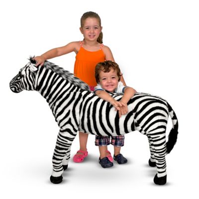 melissa and doug plush zebra