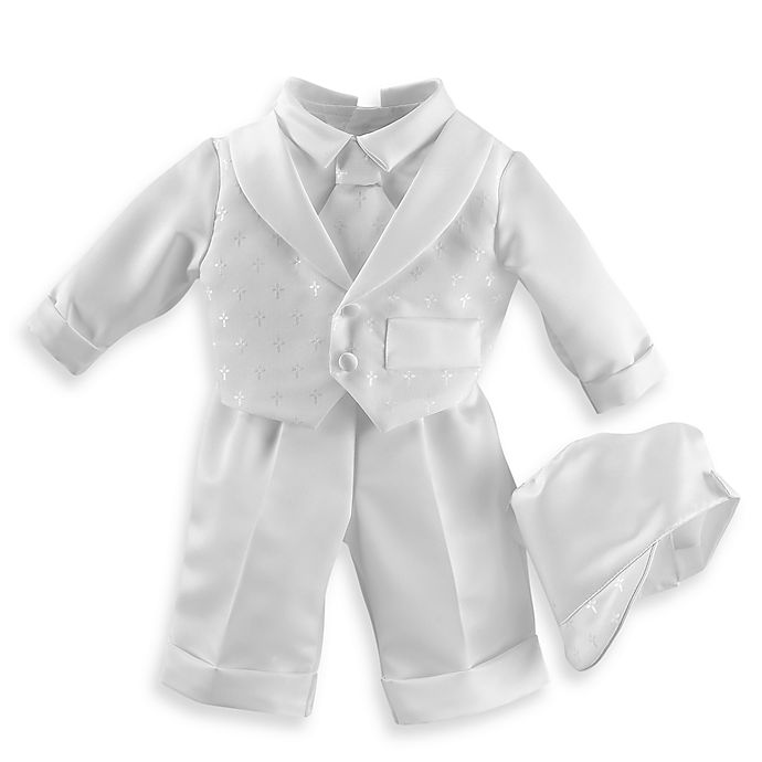 Boy's Christening Suit with Long Pants by Lauren Madison
