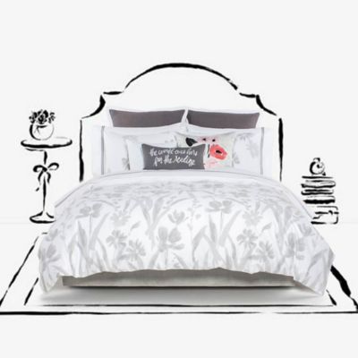 kate spade new york Brushstroke Garden Duvet Cover Set